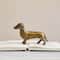 Hello Honey® 6.5" Antique Brass Dachshund Cast Aluminum Tabletop Décor